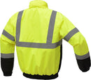 GSS Safety [8001/8002] Class 3 Waterproof Quilt-Lined Bomber Jacket.  Live Chat for Bulk Discounts.