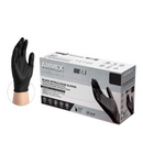 AMMEX Nitrile Exam Gloves. Black [ABNPF]. 4 Mil Powder and Latex Free. (Case of 1,000) Free Shipping. Live Chat for Bulk Discount Codes.