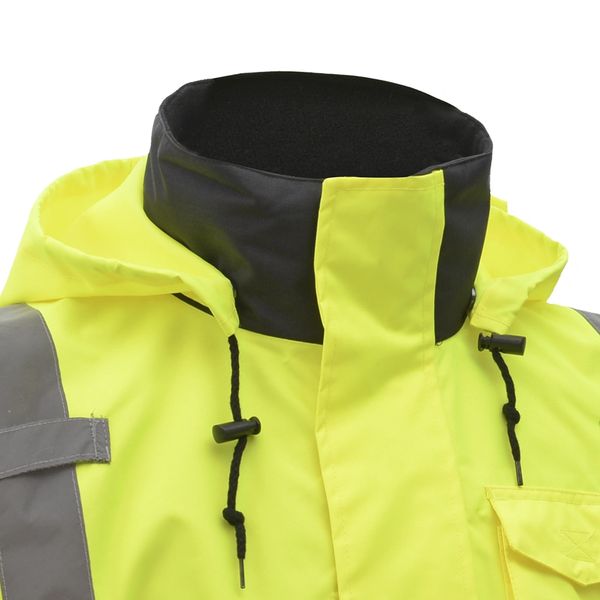 GSS Safety [8001] Class 3 Waterproof Quilt-Lined Bomber Jacket.  Live Chat for Bulk Discounts.