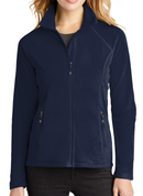 Eddie Bauer [EB225] Ladies Full-Zip Microfleece Jacket. Live Chat For Bulk Discounts.