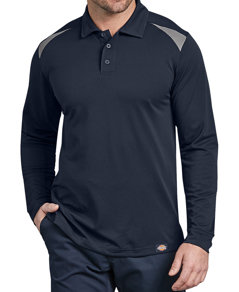 Dickies [LL606] Team Performance Long Sleeve Polo. Live Chat for Bulk Discounts.