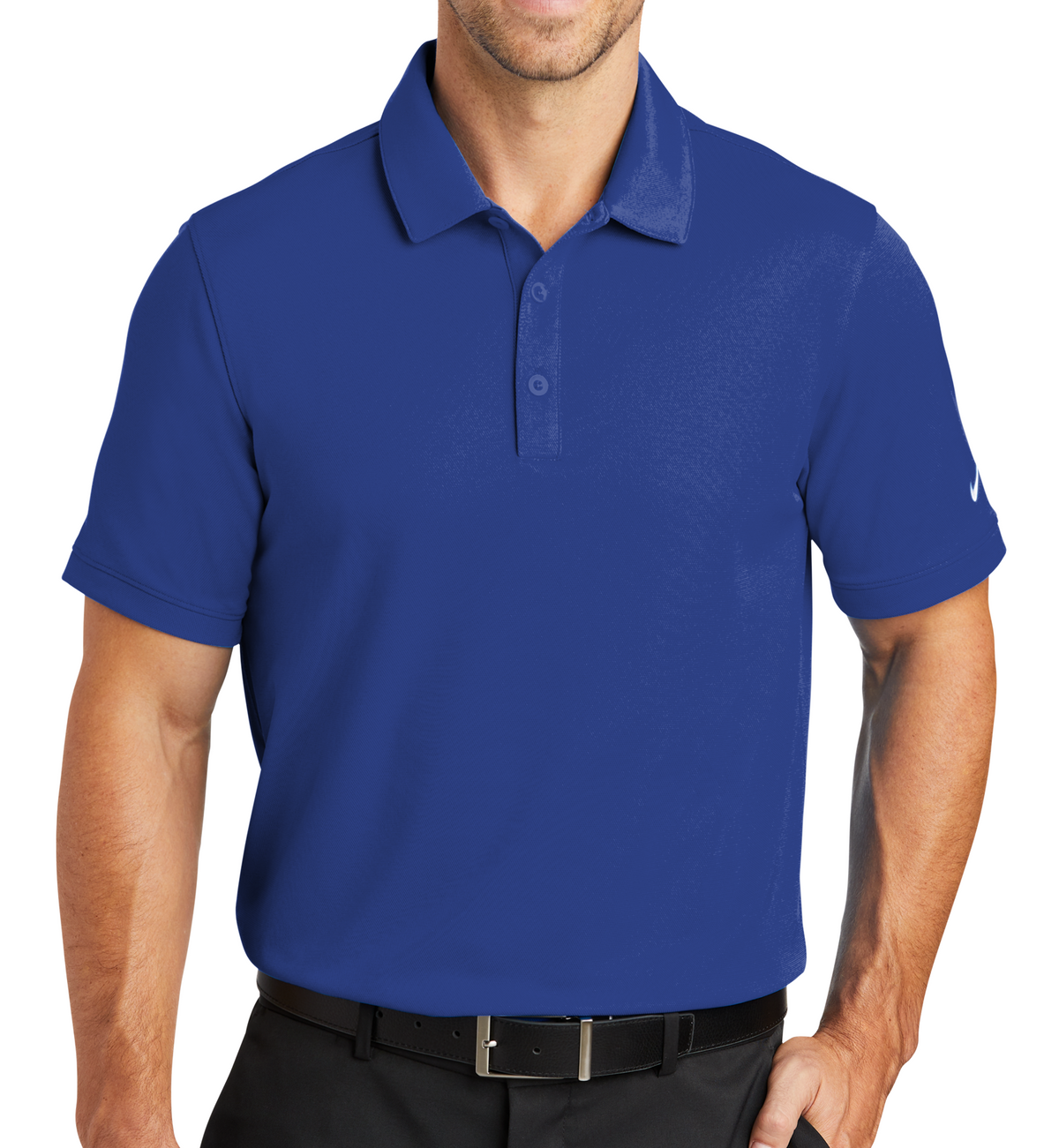 Nike [746099] Dri-FIT Solid Icon Pique Modern Fit Polo. Live Chat For