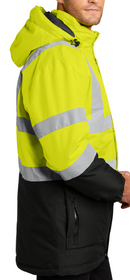Port Authority [J799S] ANSI 107 Class 3 Safety Heavyweight Parka with Reflective Tape. Live Chat For Bulk Discounts.