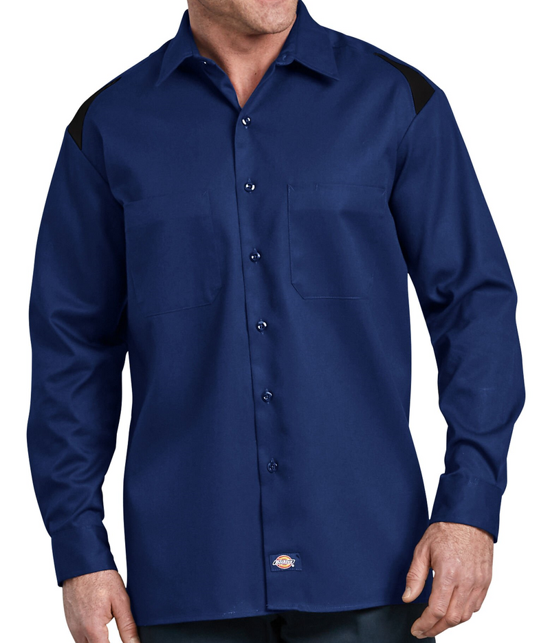 Dickies [6605] Long Sleeve Performance Team Shirt. Live Chat For Bulk Discounts.