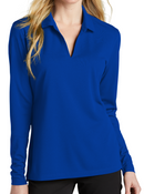Nike [NKDC2105] Ladies Dri-FIT Micro Pique 2.0 Long Sleeve Polo. Live Chat For Bulk Discounts.