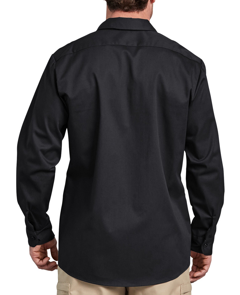 Dickies [LL307] Industrial Cotton Long Sleeve Work Shirt. Live Chat For Bulk Discounts.