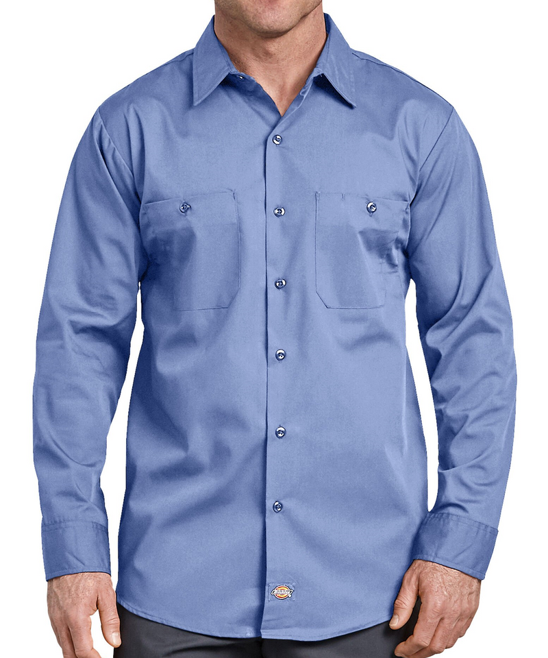 Dickies [LL51] WorkTech Ventilated Long Sleeve Shirt With Cooling Mesh. Live Chat For Bulk Discounts.