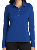Nike [545322] Ladies Long Sleeve Dri-FIT Stretch Tech Polo. Live Chat For Bulk Discounts.