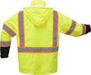 GSS Safety [6005] Premium Class 3 Two-Tone Rain Coat With Black Bottom. Live Chat For Bulk Discounts.
