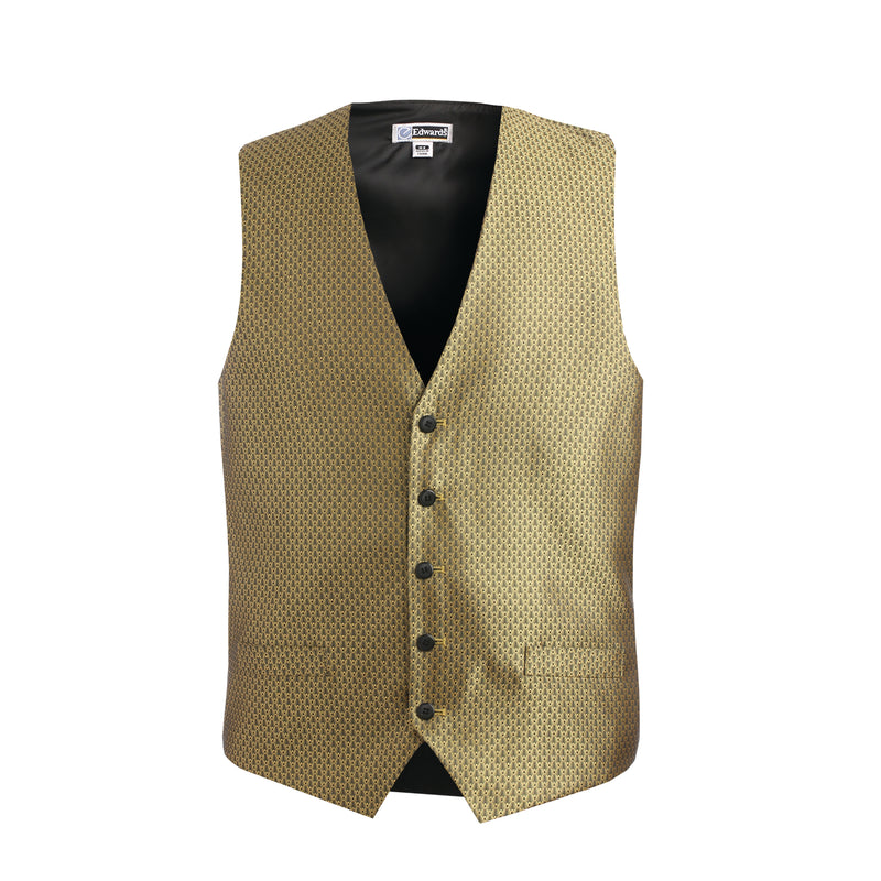 Edwards Garment [7390] Diamond Brocade Vest. Live Chat For Bulk Discounts.