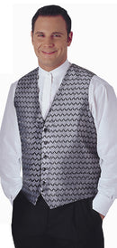 Edwards Garment [4391] Swirl Brocade Vest. Live Chat For Bulk Discounts.