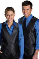 Edwards Garment [4396] Grid Brocade Vest. Live Chat For Bulk Discounts.