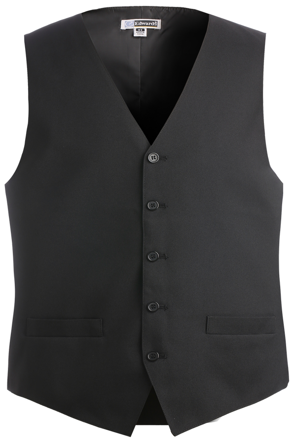Edwards Garment [4490] Essential Polyester Vest. Live Chat For Bulk Discounts.