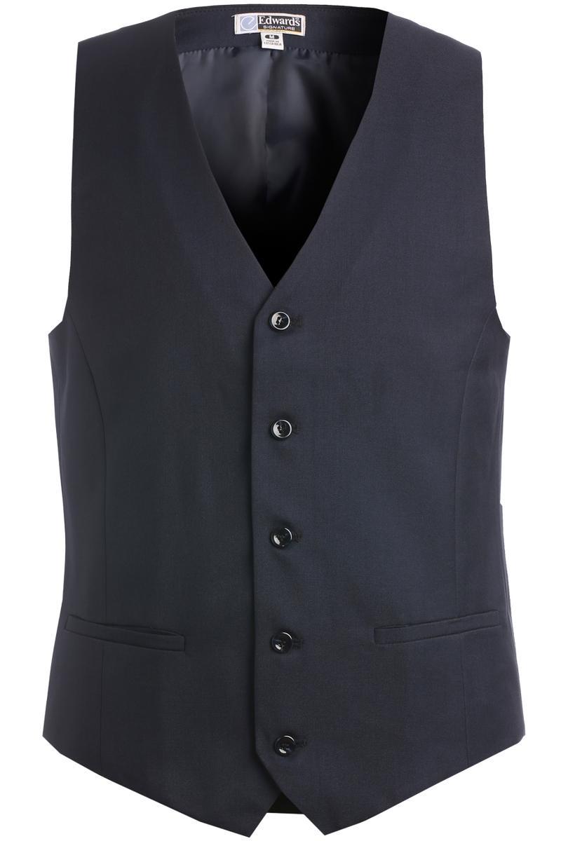 Edwards [4525] Men's Washable Lightweight High-Button Dress Vest. Redwood & Ross Synergy Collection. Live Chat For Bulk Discounts.