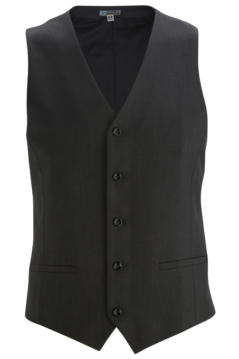 Edwards [4525] Men's Washable Lightweight High-Button Dress Vest. Redwood & Ross Synergy Collection. Live Chat For Bulk Discounts.