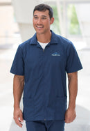 Edwards Garment [4891] Essential Zip-Front Service Shirt. Live Chat For Bulk Discounts.