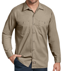 Dickies [L535] Long Sleeve Industrial Work Shirt. Available In All Colors. Live Chat For Bulk Discounts.