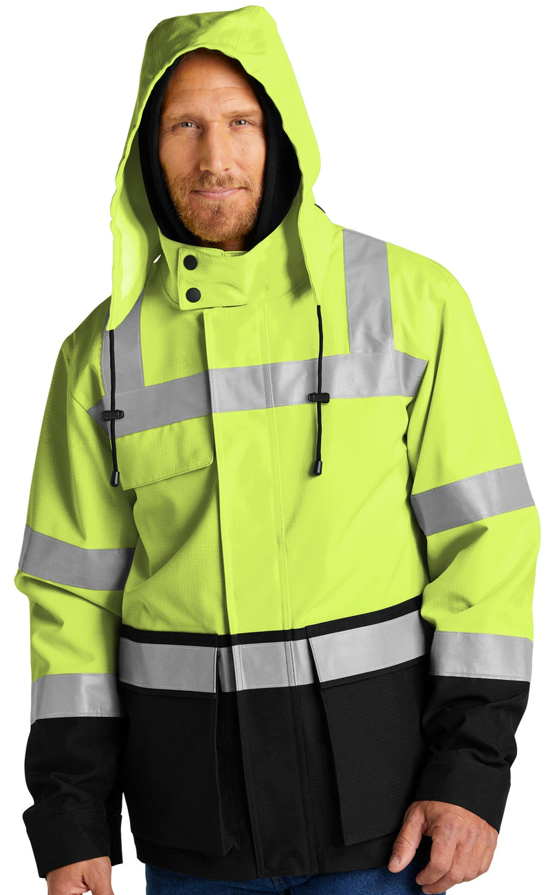 CornerStone [CSJ502] ANSI 107 Class 3 Waterproof Ripstop 3 In 1 Parka With Logo. Buy More and Save.