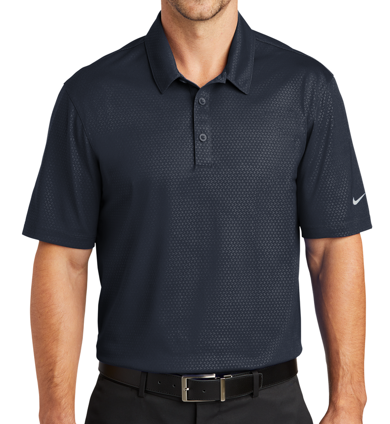 Nike 838964 Dri FIT Embossed Tri Blade Polo. Live Chat For Bulk Discounts