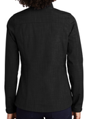 Eddie Bauer [EB533] Ladies Shaded Crosshatch Soft Shell Jacket. Live Chat for Bulk Discounts.