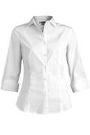 Edwards Garment [5033] Stretch Broadcloth Blouse. Live Chat For Bulk Discounts.
