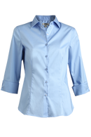 Edwards Garment [5033] Stretch Broadcloth Blouse. Live Chat For Bulk Discounts.