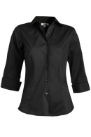 Edwards Garment [5033] Stretch Broadcloth Blouse. Live Chat For Bulk Discounts.