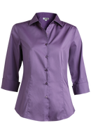 Edwards Garment [5033] Stretch Broadcloth Blouse. Live Chat For Bulk Discounts.