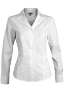 Edwards Garment [5034] Stretch Broadcloth Blouse. Live Chat For Bulk Discounts.