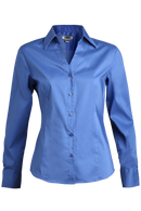 Edwards Garment [5034] Stretch Broadcloth Blouse. Live Chat For Bulk Discounts.