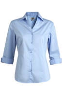 Edwards Garment [5045] Stretch Broadcloth Blouse. Live Chat For Bulk Discounts.