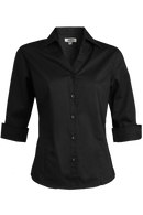 Edwards Garment [5045] Stretch Broadcloth Blouse. Live Chat For Bulk Discounts.