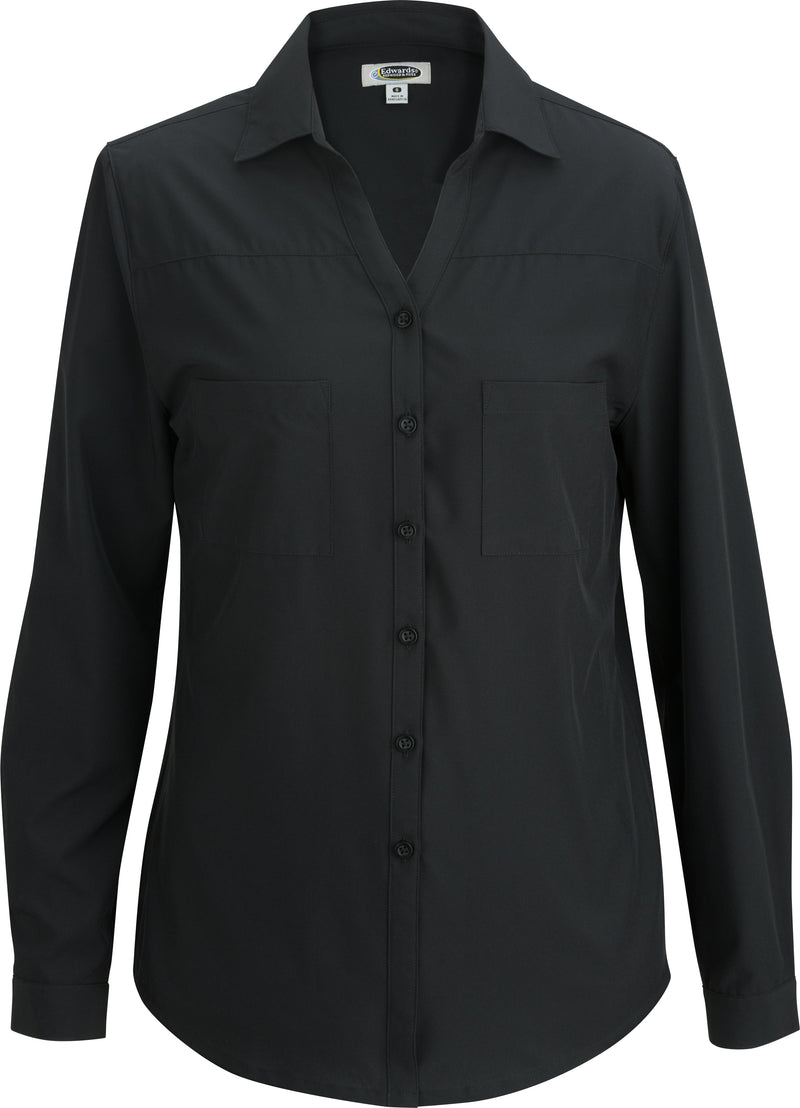 Edwards Garment [5056] Redwood & Ross 2-Pocket Blouse. Live Chat For Bulk Discounts.