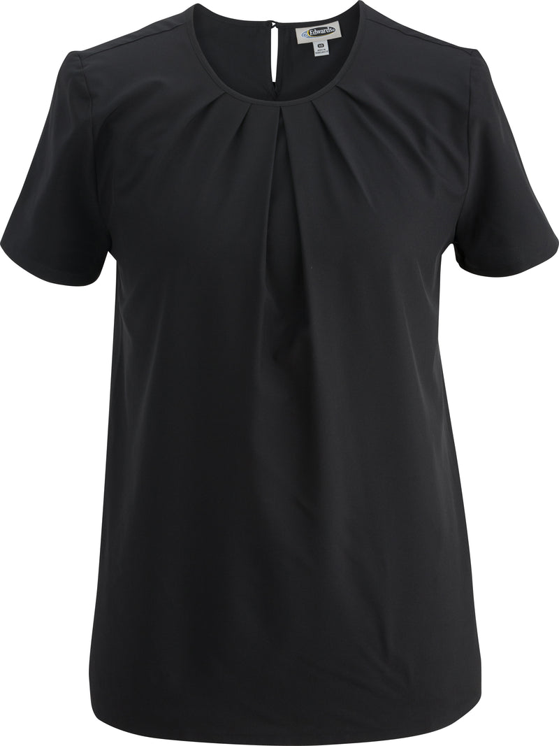 Edwards Garment [5224] Redwood & Ross Jewel Neck Blouse. Live Chat For Bulk Discounts.