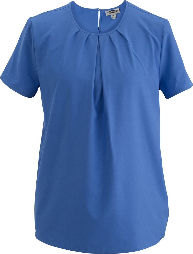 Edwards Garment [5224] Redwood & Ross Jewel Neck Blouse. Live Chat For Bulk Discounts.