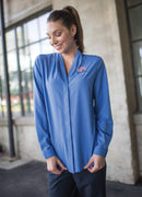 Edwards Garment [5274] Redwood & Ross V-Neck Blouse. Live Chat For Bulk Discounts.