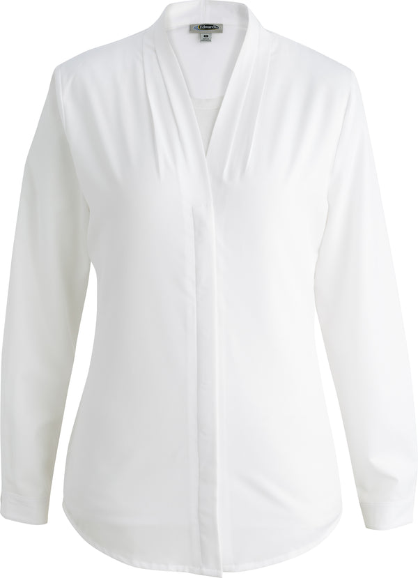 Edwards Garment [5274] Redwood & Ross V-Neck Blouse. Live Chat For Bulk Discounts.