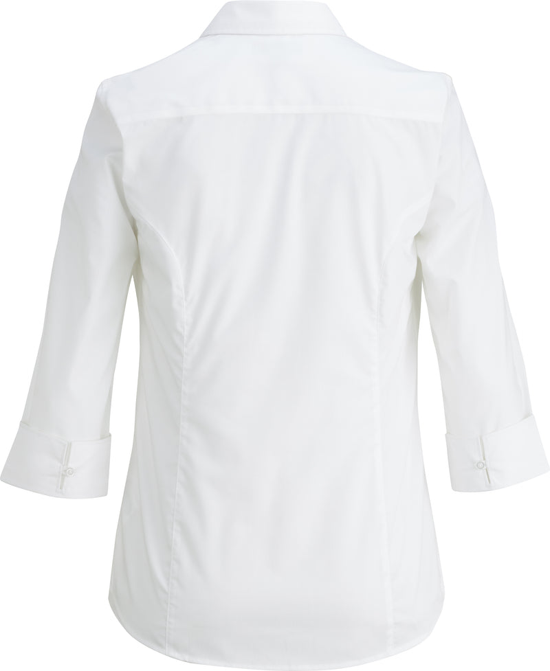 Edwards Garment [5317] Comfort Stretch Broadcloth Blouse. Live Chat For Bulk Discounts.