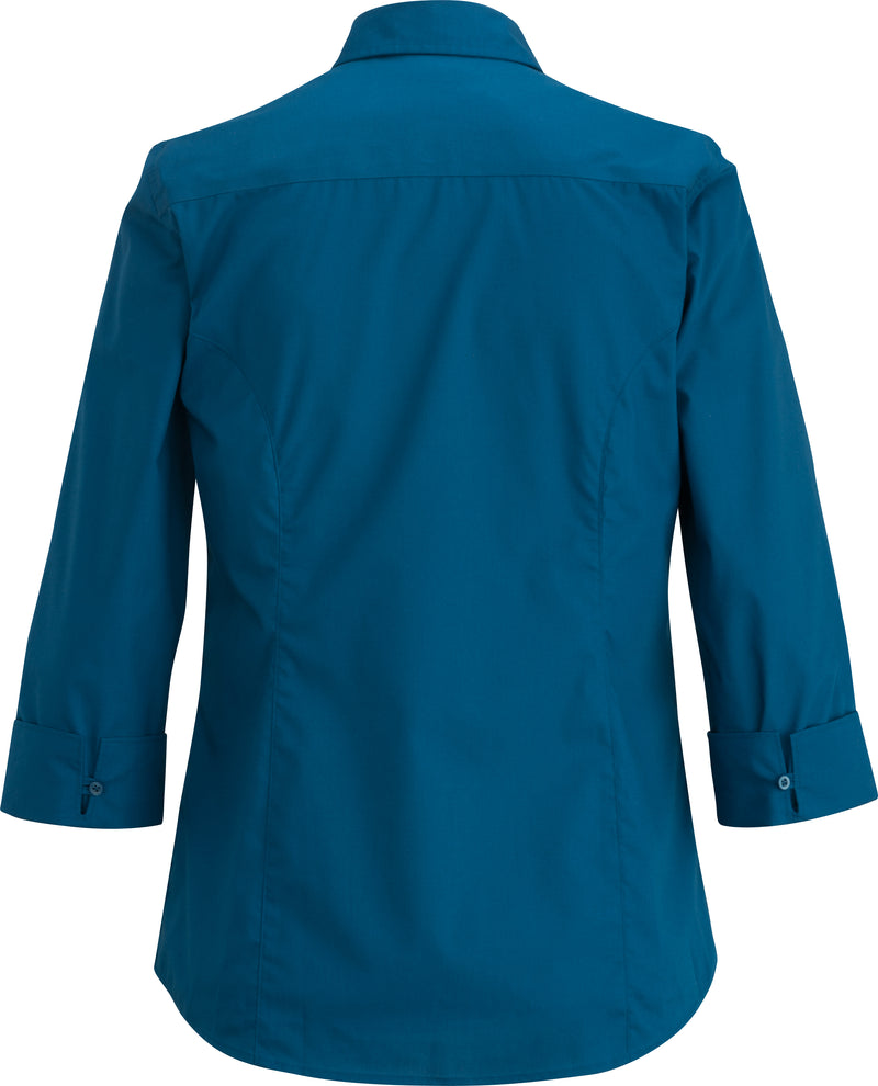 Edwards Garment [5317] Comfort Stretch Broadcloth Blouse. Live Chat For Bulk Discounts.