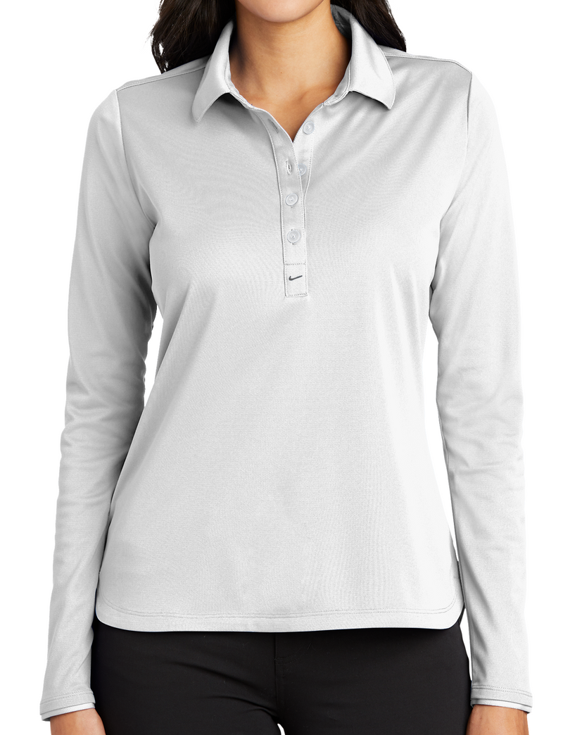 Nike 545322 Ladies Long Sleeve Dri Fit Stretch Tech Polo Live Chat 