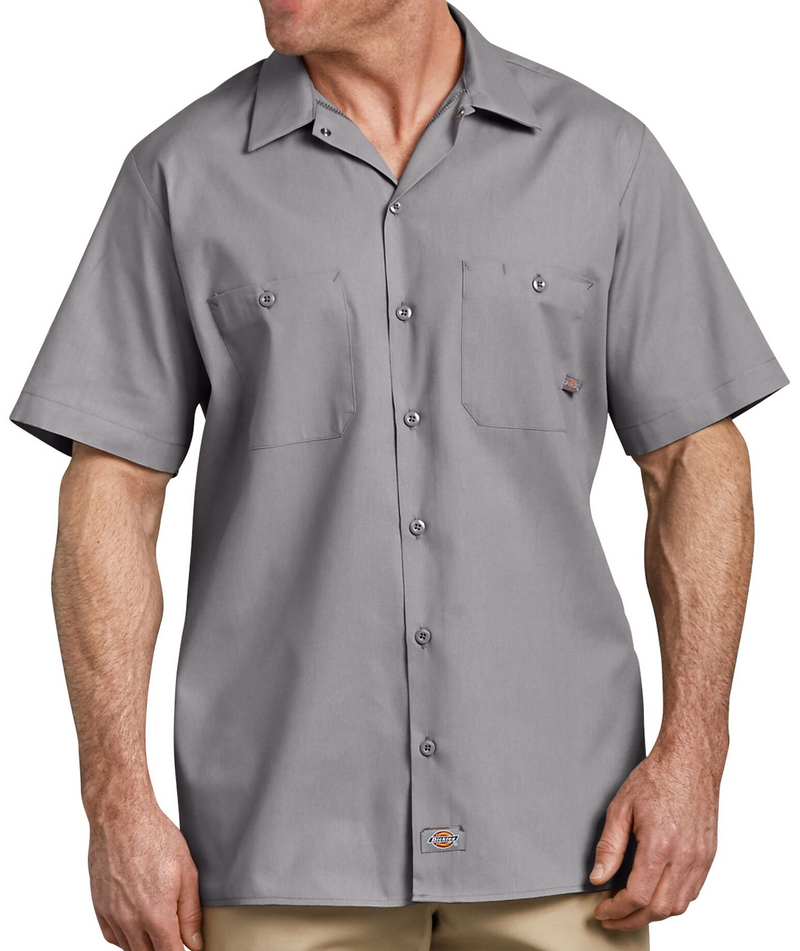 Dickies [S535] Short Sleeve Industrial Work Shirt. Available In All Colors. Live Chat For Bulk Discounts.