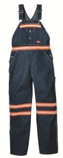 Dickies Men's Enhanced Visibility Denim Bib Overalls VB51. Live Chat For Bulk Discounts.