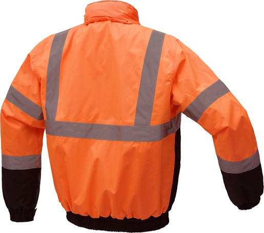 GSS Safety [8001] Class 3 Waterproof Quilt-Lined Bomber Jacket.  Live Chat for Bulk Discounts.