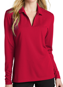 Nike [NKDC2105] Ladies Dri-FIT Micro Pique 2.0 Long Sleeve Polo. Live Chat For Bulk Discounts.