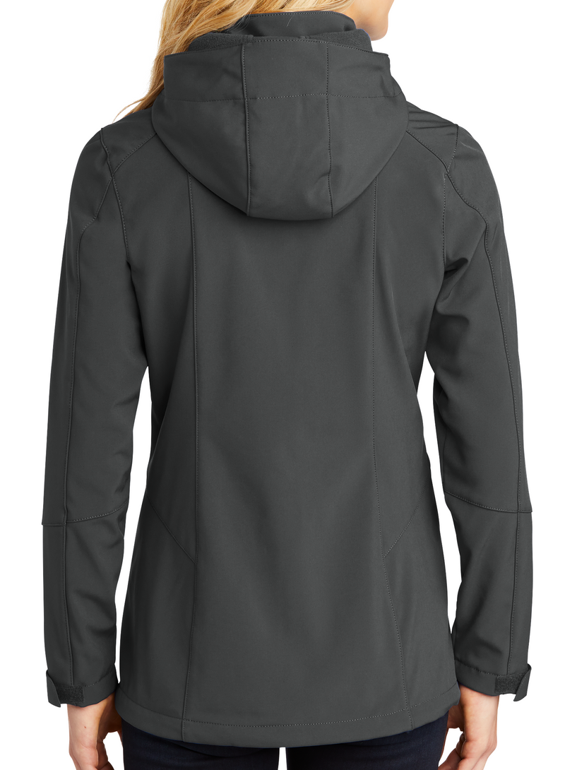Eddie Bauer EB537 Ladies Hooded Soft Shell Parka. Buy More and Save