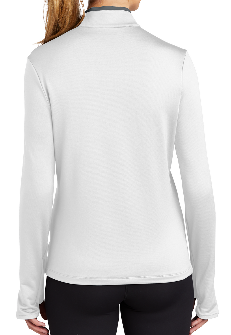 Nike [779796] Ladies Dri-FIT Stretch 1/2-Zip Cover-Up. Live Chat For Bulk Discounts.