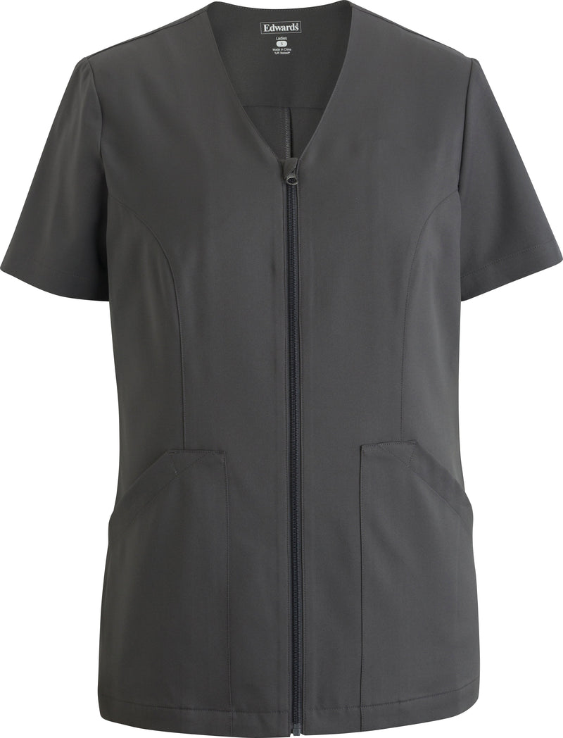 [7260] Sorrento Power Stretch Full-Zip Tunic. Live Chat For Bulk Discounts.
