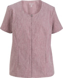 Edwards [7279] Ladies Melange Ultra-Light Full-Zip Tunic. Live Chat For Bulk Discounts.
