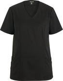 [7283] Sorrento Power Stretch Mock Wrap Tunic. Live Chat For Bulk Discounts.