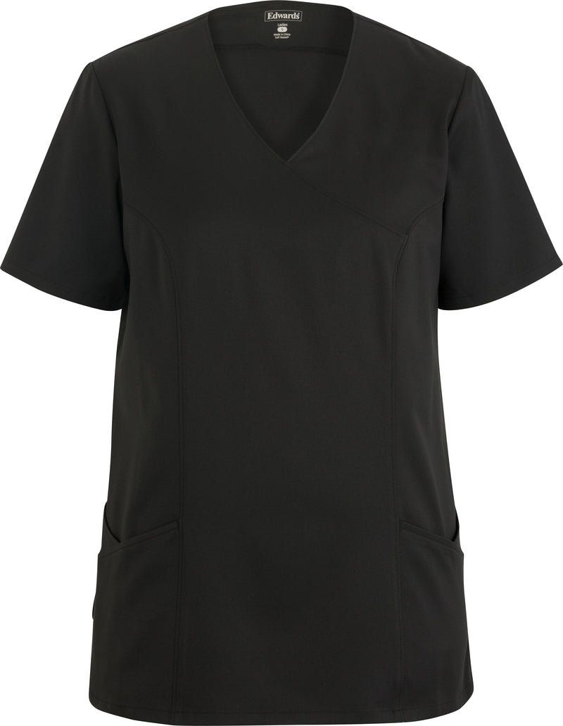 Edwards Garment [7283] Sorrento Power Stretch Mock Wrap Tunic. Live Chat For Bulk Discounts.